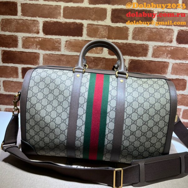 Gucci Our Replica Ophidia 681295 GG Supreme Duffle Tote Bag