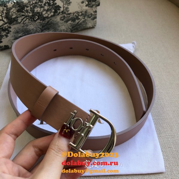 High Quality Christian Dior AAA Belts red/black/brown 30mm Cheap