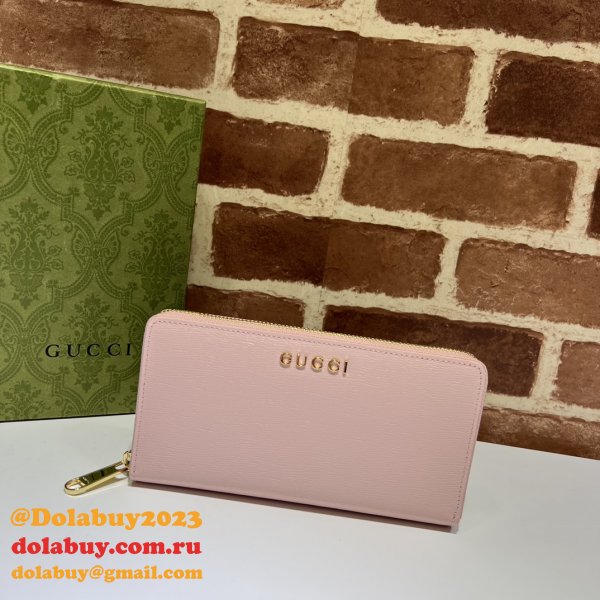 Zip Around Wallet 1:1 Mirror Gucci Script 772642 Perfect Bag