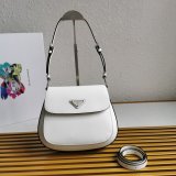 High Quality Prada Cleo Brushed Knockoff Leather Shoulder Bag