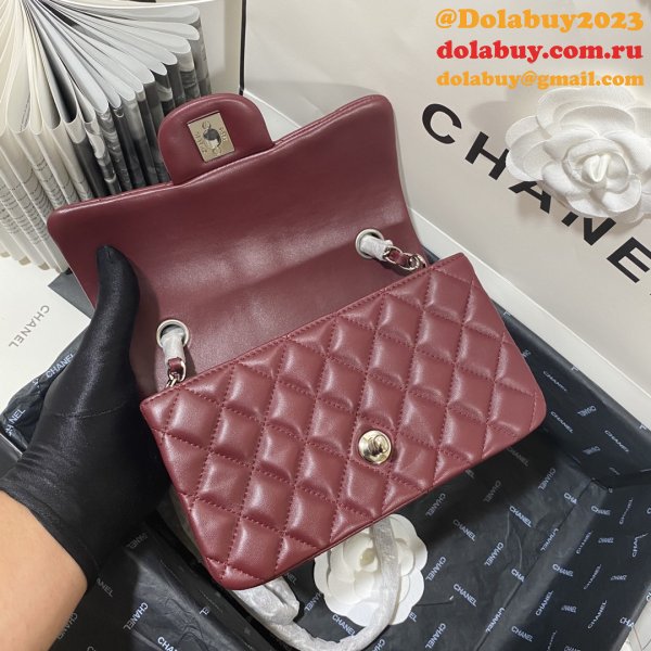 Fashion CC Lambskin Flap Designer 20CM Bag 1116