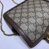 Fake Gucci GG Marmont matelassé leather super mini 476433 bag Clutches