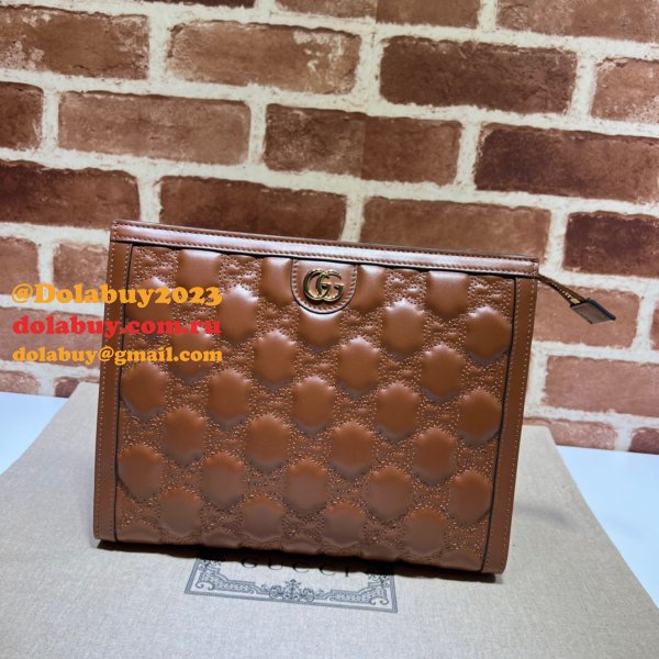 Shop Gucci Replica GG Matelassé Pouch 723780 Clutches