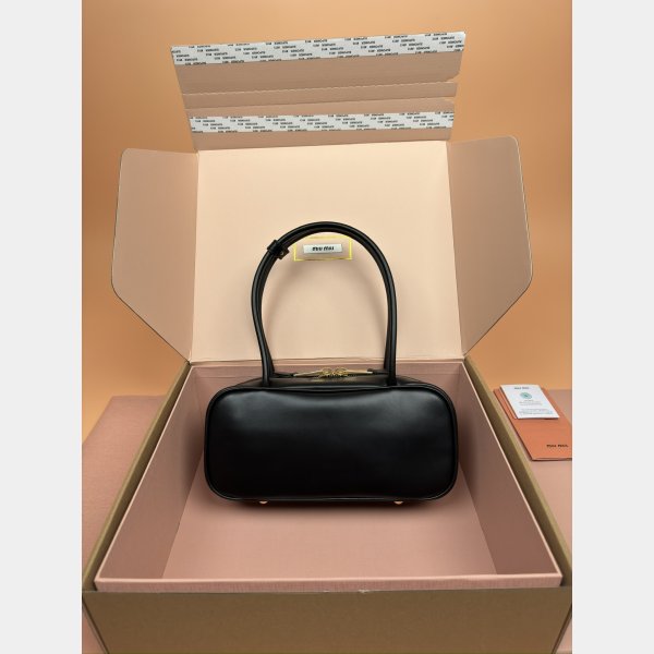 AAA+ Fashion MIU MIU 5BB173 Leather Beau Bag