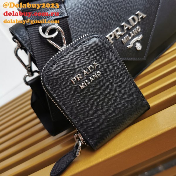 Saffiano Prada 1BP020 Luxury Envelope Replica High Quality Bag