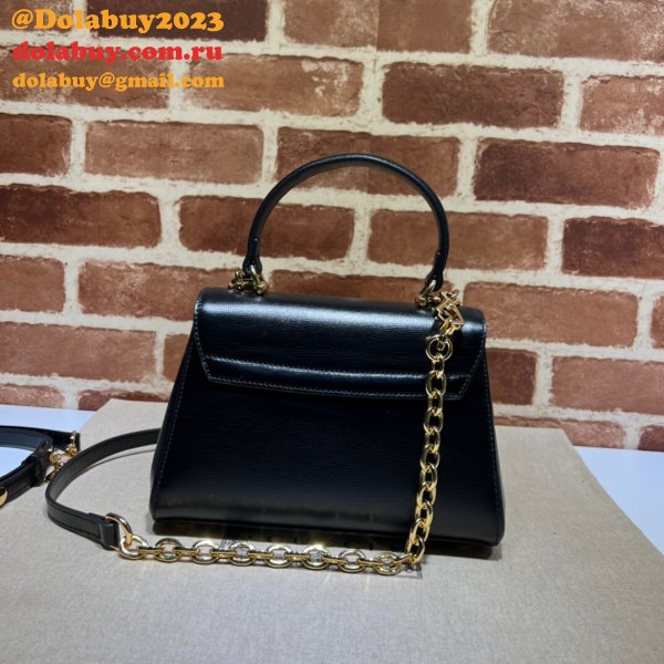 The Highest Quality Gucci Horsebit Replicas 703848 1955 Top Handle Bag