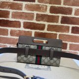 Gucci Replica Ophidia Ebony GG Supreme Belt 704196 Bag Store