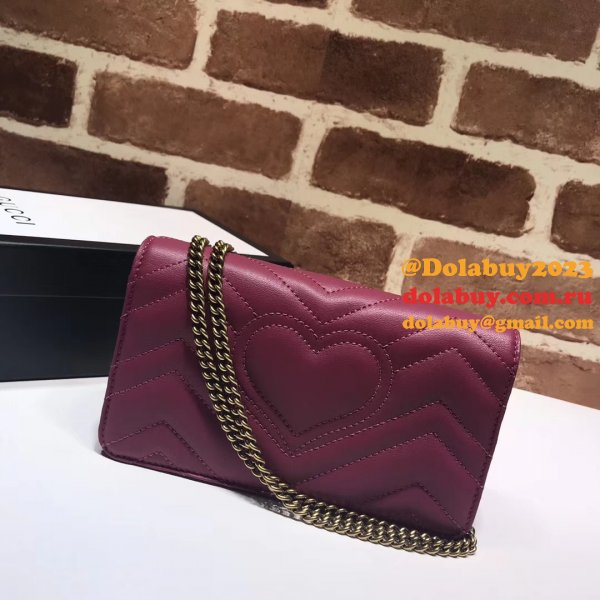 Knockoff Gucci GG Marmont mini 488426 Clutches bag