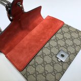 Gucci Replica Dionysus GG Supreme mini 421970 Red Fake bag