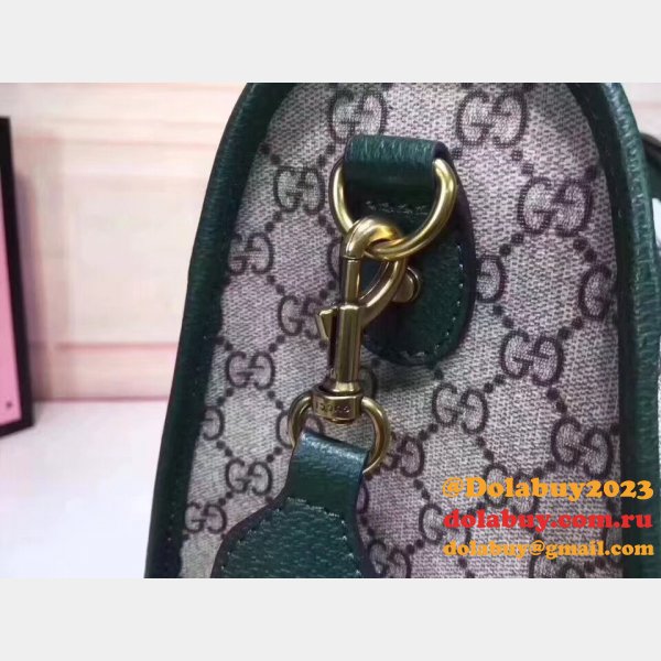 Gucci High Quality Shoulder Hand Boston 459311 Brown Green Bag