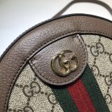 Designer Gucci High Quality GG Supreme Ophidia Mini 550618 Round