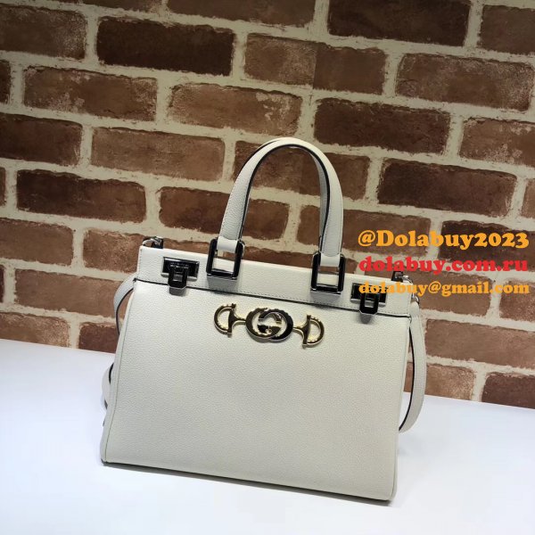 High Quality Leather Gucci 569712 Zumi Small Top Handle Replica Bag