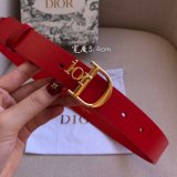 High Quality Christian Dior AAA Belts red/black/brown 30mm Cheap