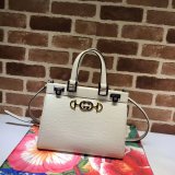 Top Quality Gucci AAA+ Zumi snakeskin small top handle 569712 bag