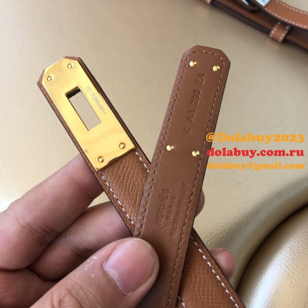 7 Star hottest selling hermes kelly thin belt 17mm