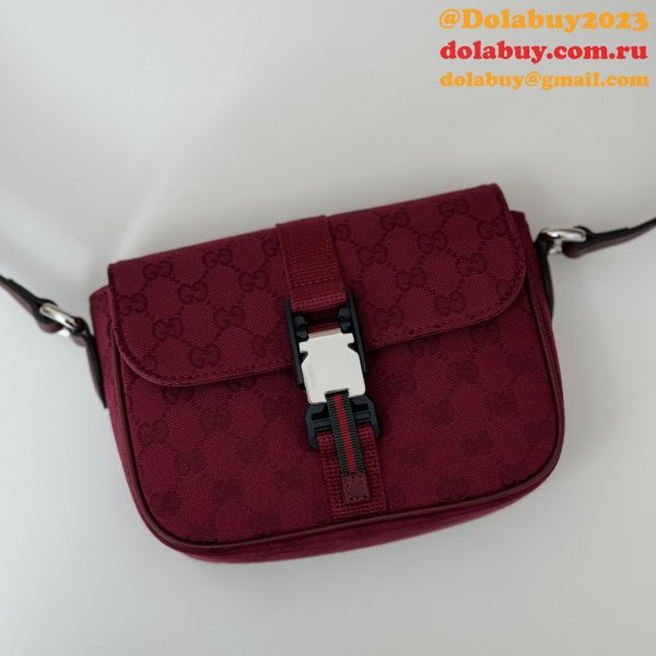 Gucci Duplicate Mini GG Crossbody 802100 Top Quality Red Bag