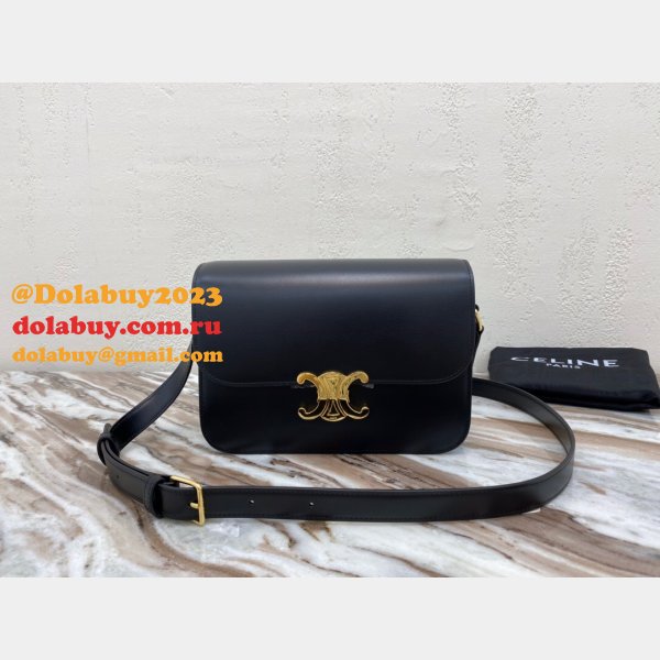 The Best Celine 1:1 Mirror Triomphe Replica Dolabuy 22cm Bag