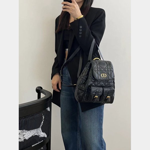 7 Star Medium Dior Caro Backpack