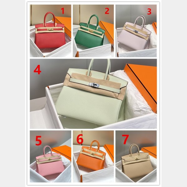 HERMES BIRKIN 25CM HALF HUMAN HANDMADE STICHING