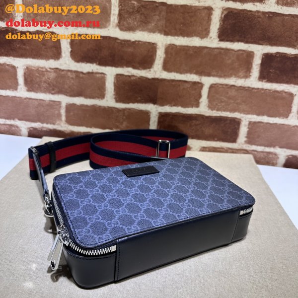 GG Supreme Leathergoods Gucci Replicas 774161 Mens Shoulder Bag