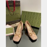 Pump Patent Heels Ballet Flat Horsebit Replica Gucci Shoes