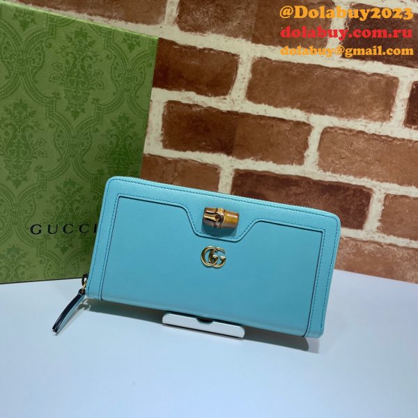 China Gucci Outlet Diana continental wallet 658634 leather Replica