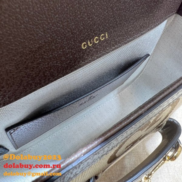 Gucci high quality replica 658574 Horsebit 1955 jumbo handbags