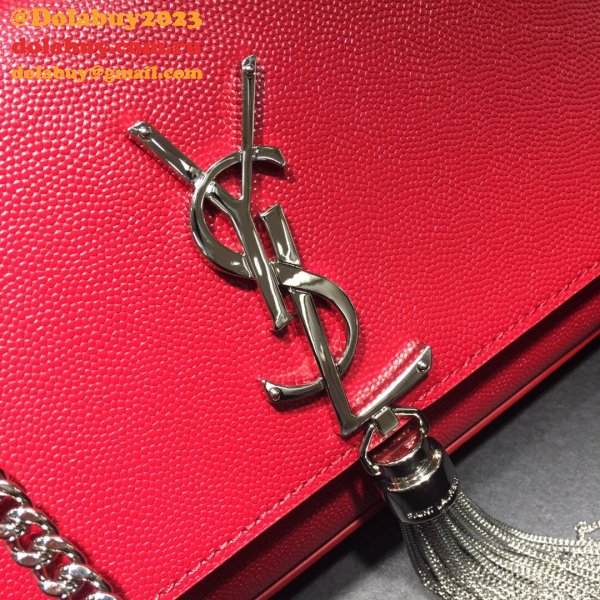 Saint Laurent 20CM Vicky Quilted Shoulder Bag