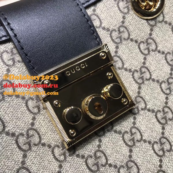 UK Gucci Replica GG Supreme Padlock Small Shoulder 498156 Bag