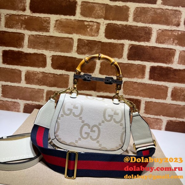 Replica Gucci 7 Star 675797 Top Handle Bamboo 1947 small bag