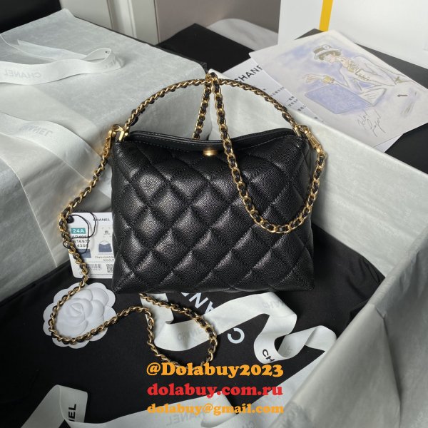 Duplicate Shop Knockoff AP4066 Black/White Shoulder Bags