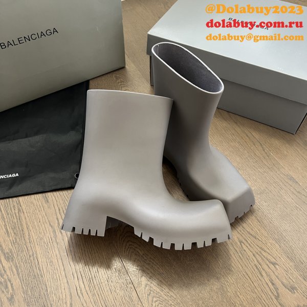 Replica Balenciaga Luxury Trooper Rubber Boot 1:1 Mirror Dolabuy