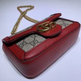 Fake Gucci GG Marmont matelassé leather super mini 476433 bag Clutches