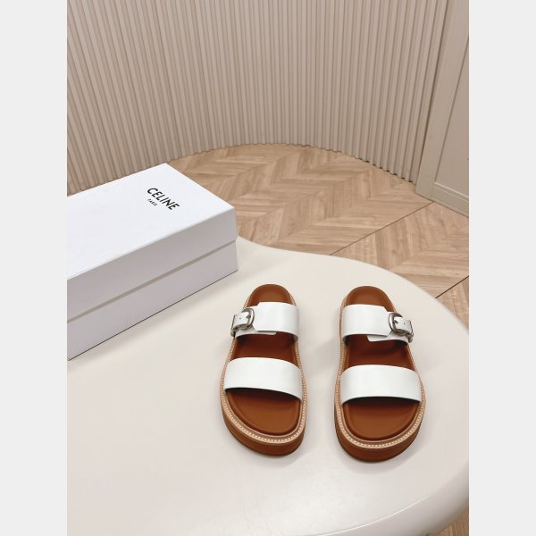 Luxury Celine Sandal Fashion Ladies Slide Platform Knockoff Shoes