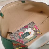 Gucci Replica 547947 AAA+ Ophidia soft GG Supreme medium tote Green