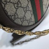 Designer Gucci High Quality GG Supreme Ophidia Mini 550618 Round