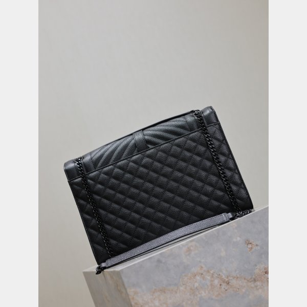 Top Quality Yves Saint Laurent Caviar Leather Envelope Bag